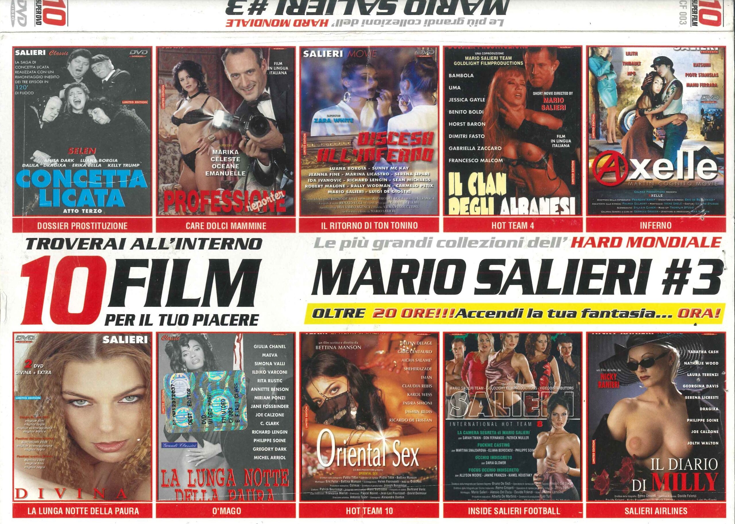 Special Collection 10 Film-10 disc-set-2 box MARIO SALIERI N°3