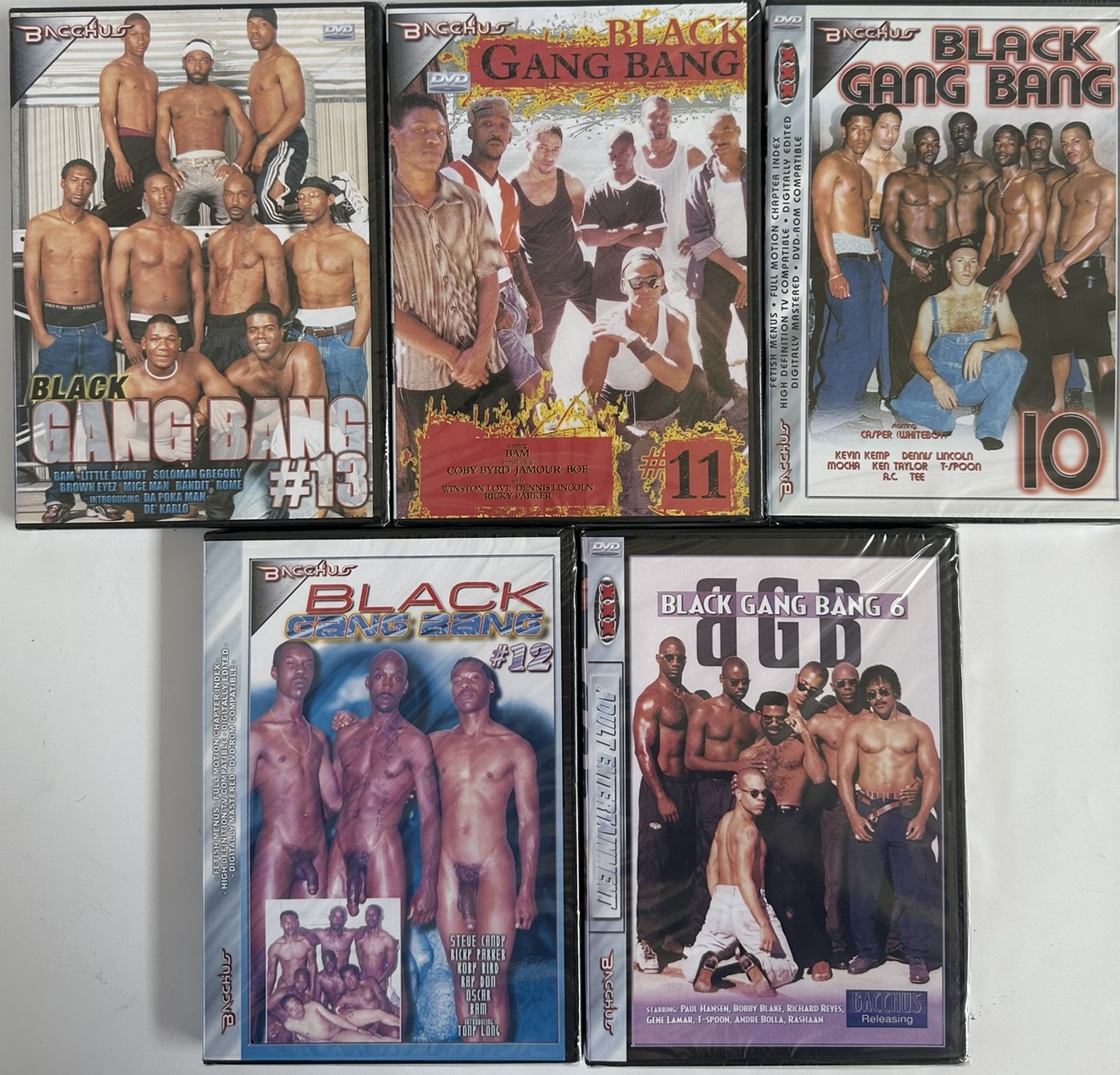 GAY BACCHUS Gangbanging Brothas (LIMITED EDITION DVD PACK 5 DISC BOX INSIDE) DVDF 11479 - immagine 4