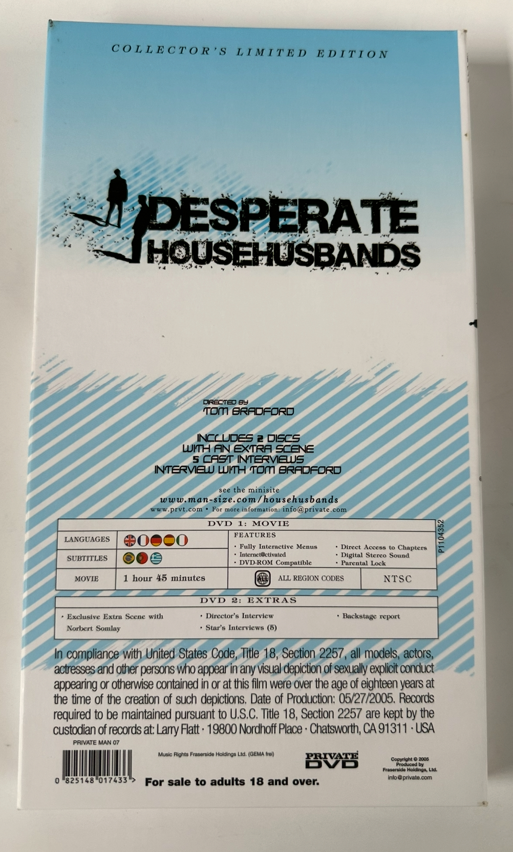 ( LIMITED EDITION DVD PACK 2 DISC INSIDE ) DESPERATE Househusbands PRIVATE MAN 1087752 - immagine 3