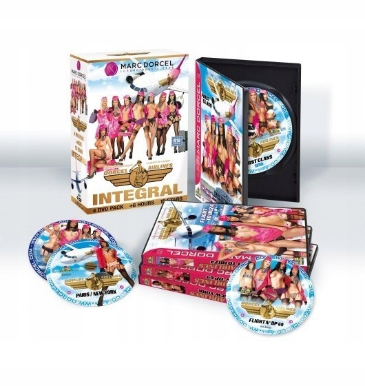 ( LIMITED EDITION DVD PACK 4 DISC INSIDE ) Dorcel Airlens Integral + 6 Hours + 15 Stars MARC DOCEL