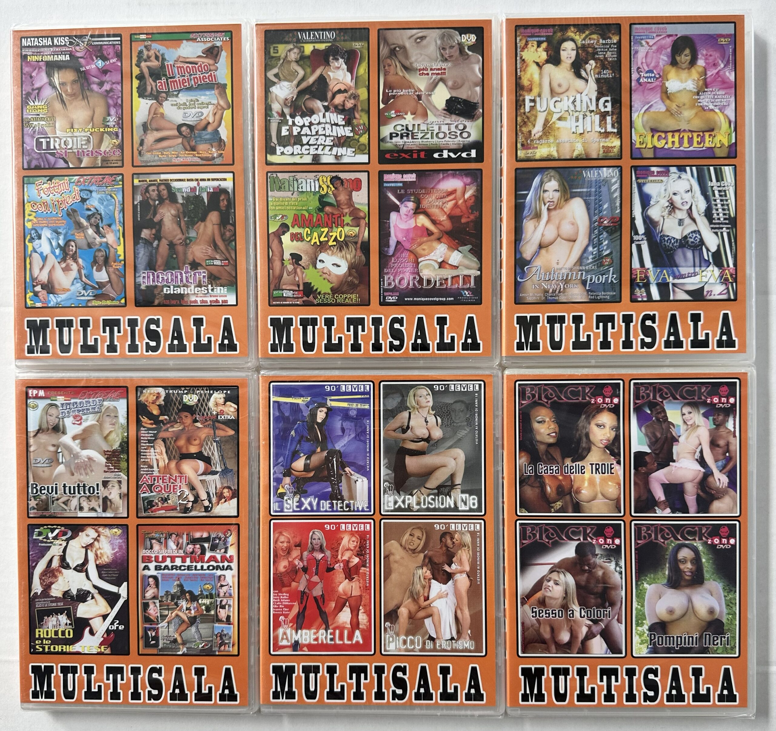 SPECIAL PACK 6 DISC X 24 FILM MULTISALA SPECIAL COLLECTION SC.1-M77/78/79/80/81/82