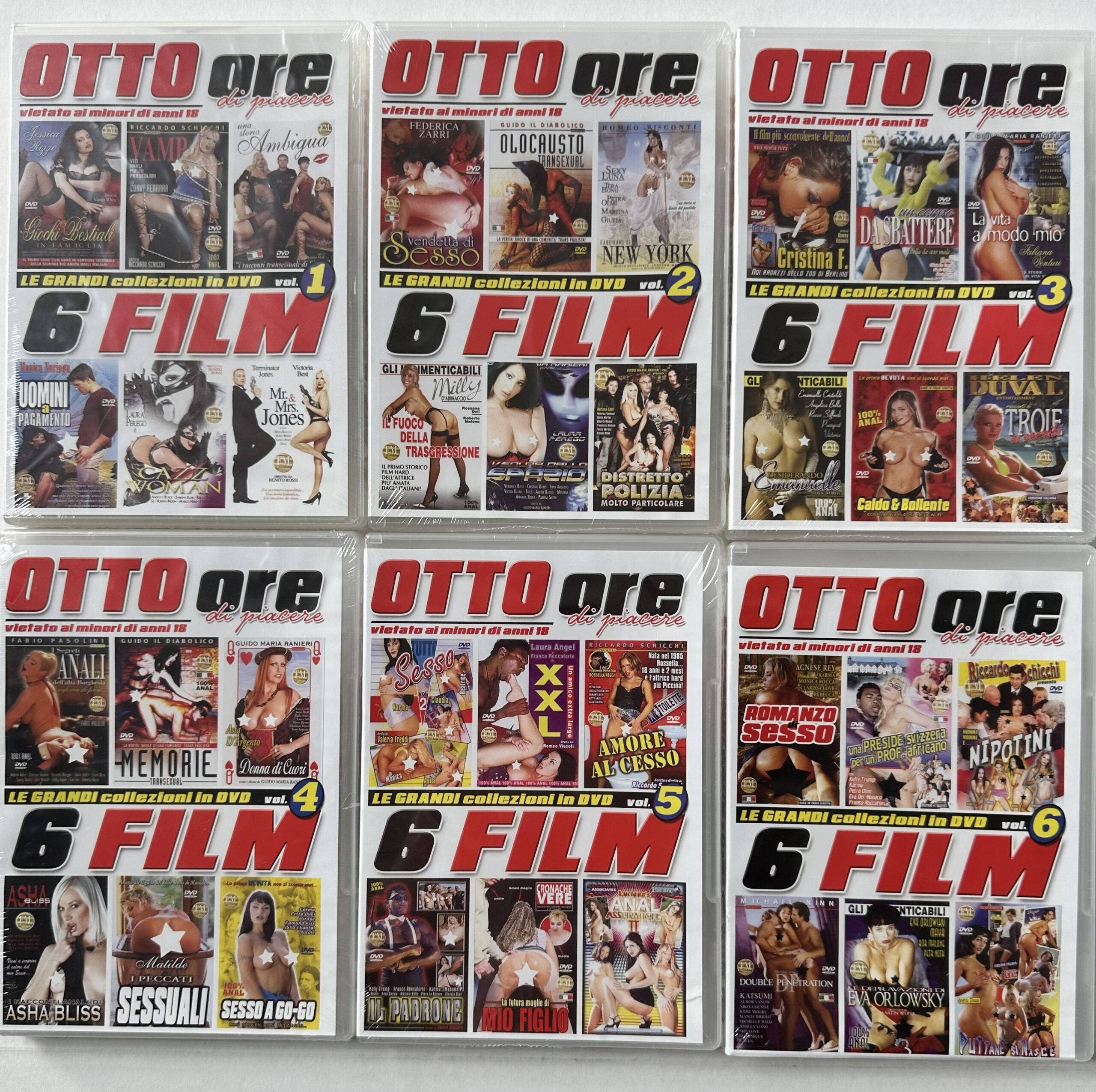 SPECIAL PACK 6 DISC X 36 FILM OTTO ORE SPECIAL COLLECTION SC.1/1-2-3-4-5-6