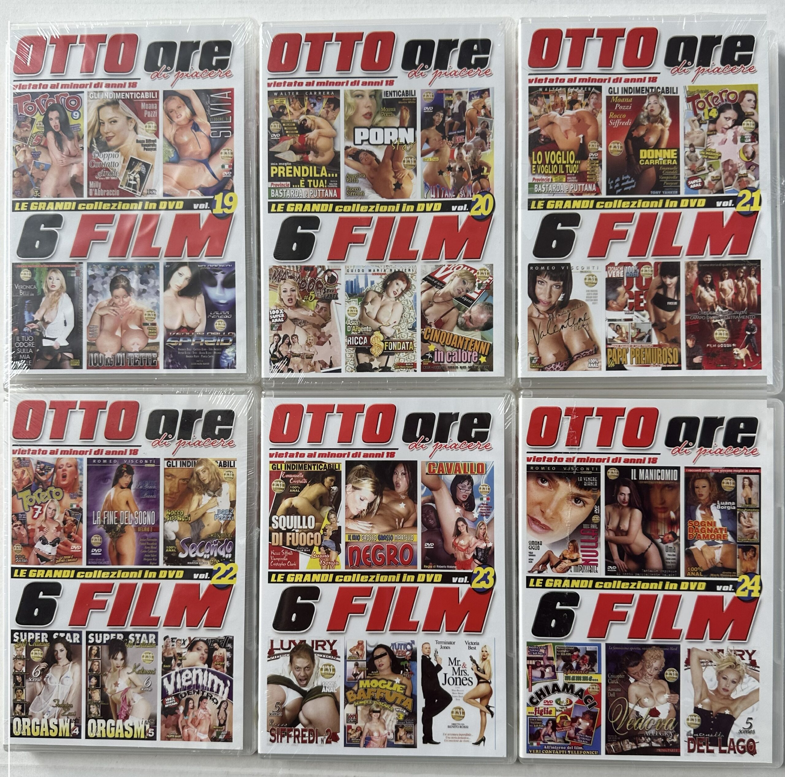 SPECIAL PACK 6 DISC X 36 FILM OTTO ORE SPECIAL COLLECTION SC.1/19-20-21-22-23-24